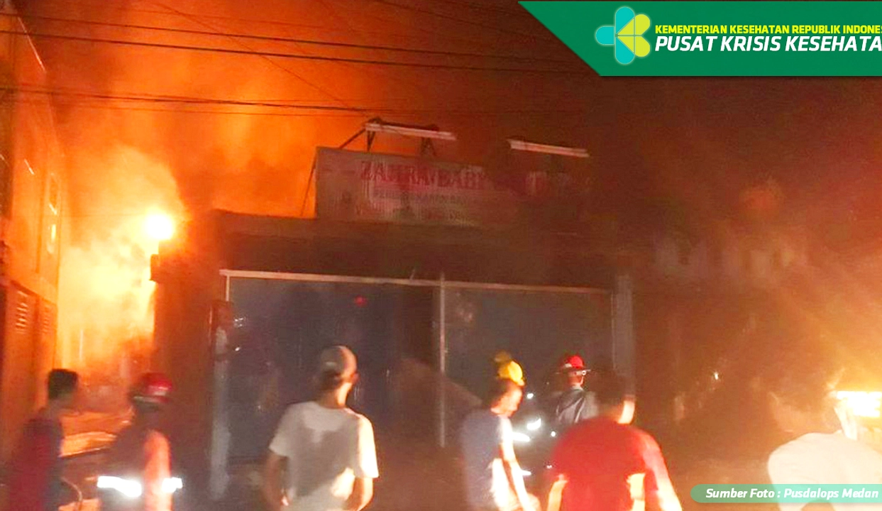 Kebakaran Hancurkan 11 Ruko Den Zipur 10/KYD di Jayapura