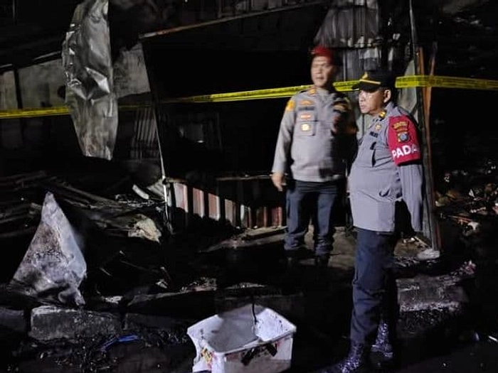 Kebakaran Pasar Sibolga, Empat Damkar Dikerahkan