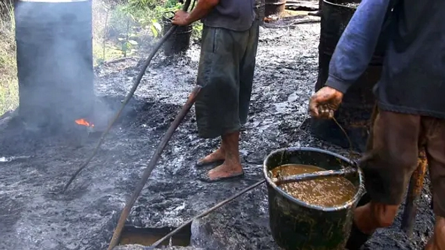 Kebakaran sumur minyak tradisional Aceh Timur, tanpa korban