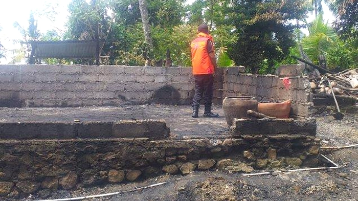 Kebakaran Warung I Wayan Darsana, Kerugian Rp 25 Juta
