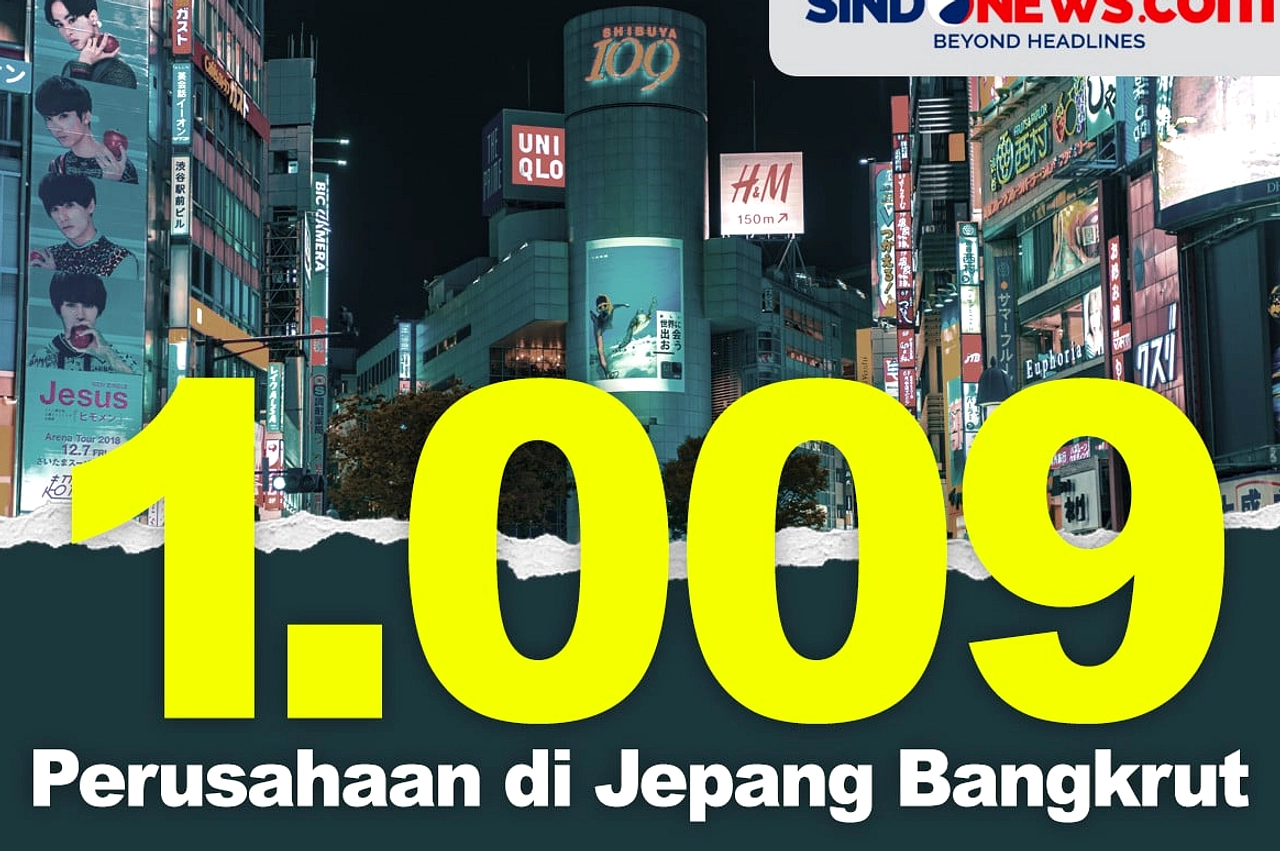 Kebangkrutan Perusahaan Jepang Tembus Level Tertinggi 12 Tahun
