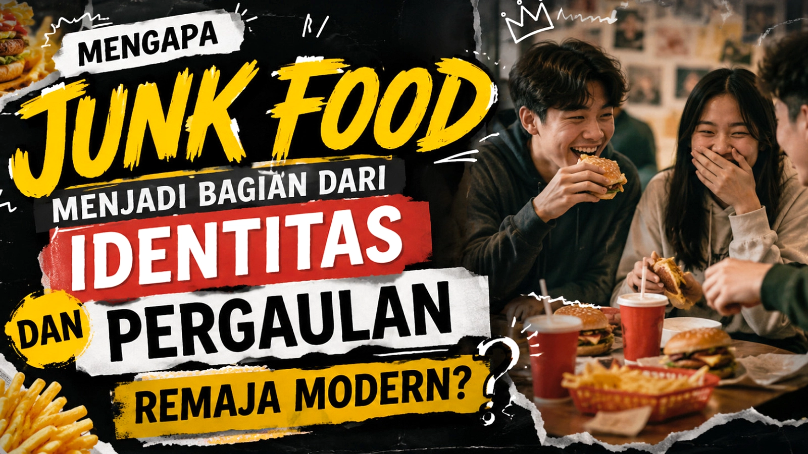 Kebiasaan Makan Junk Food Sejak SD Bikin Remaja Buta Permanen
