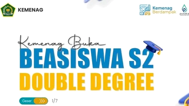 Kemenag Buka Pendaftaran Beasiswa Double Degree 2026
