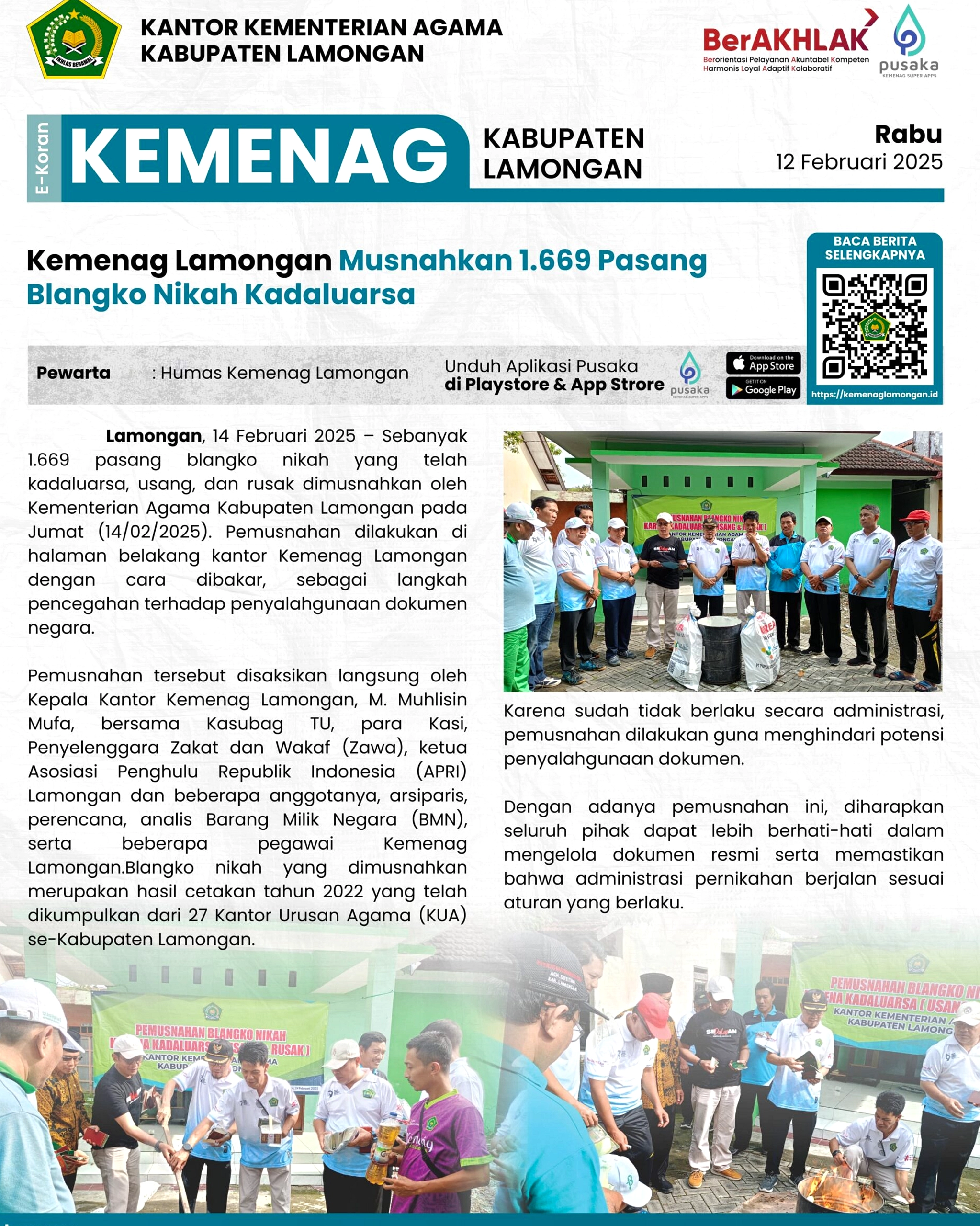 Kemenag Lamongan Gencarkan Edukasi Cegah LGBT