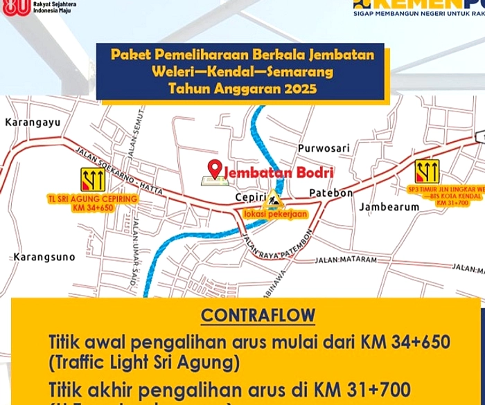 Kendal Jalankan Perbaikan Jalan Pantura 13 April 2026