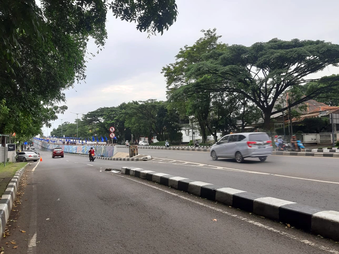 Kepadatan Lalu Lintas Cianjur-Bandung Meningkat Hari Lebaran H+1