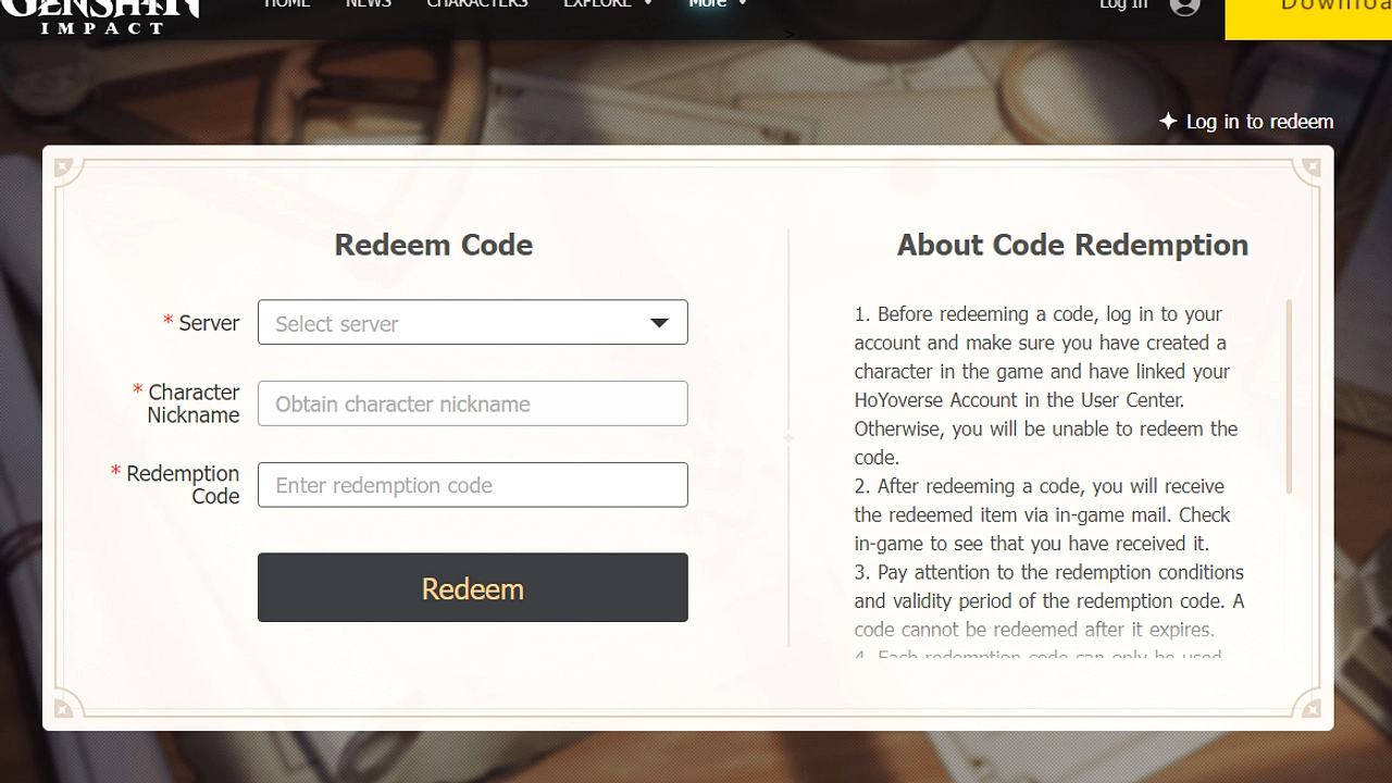 Kode Redeem Genshin Impact 1 Juli 2026: Klaim Hadiah Gratis Sekarang
