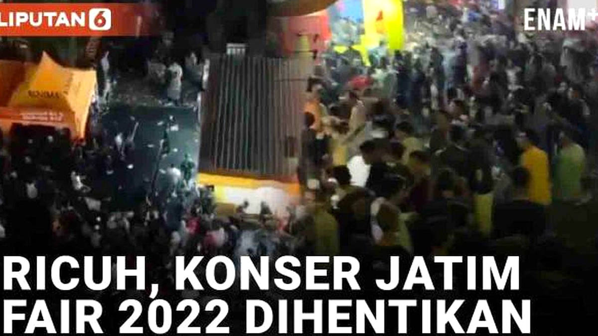 Konser Denny Caknan Ricuh, Pagar Jebol Dua Petugas Luka
