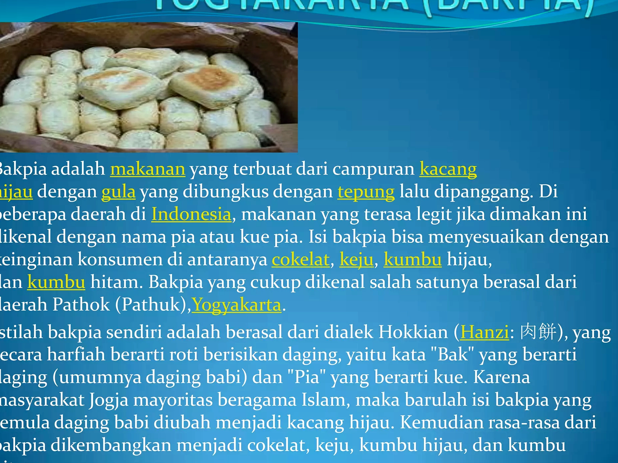 Kontroversi Bakpia: Apakah Masih Mengandung Daging Babi?