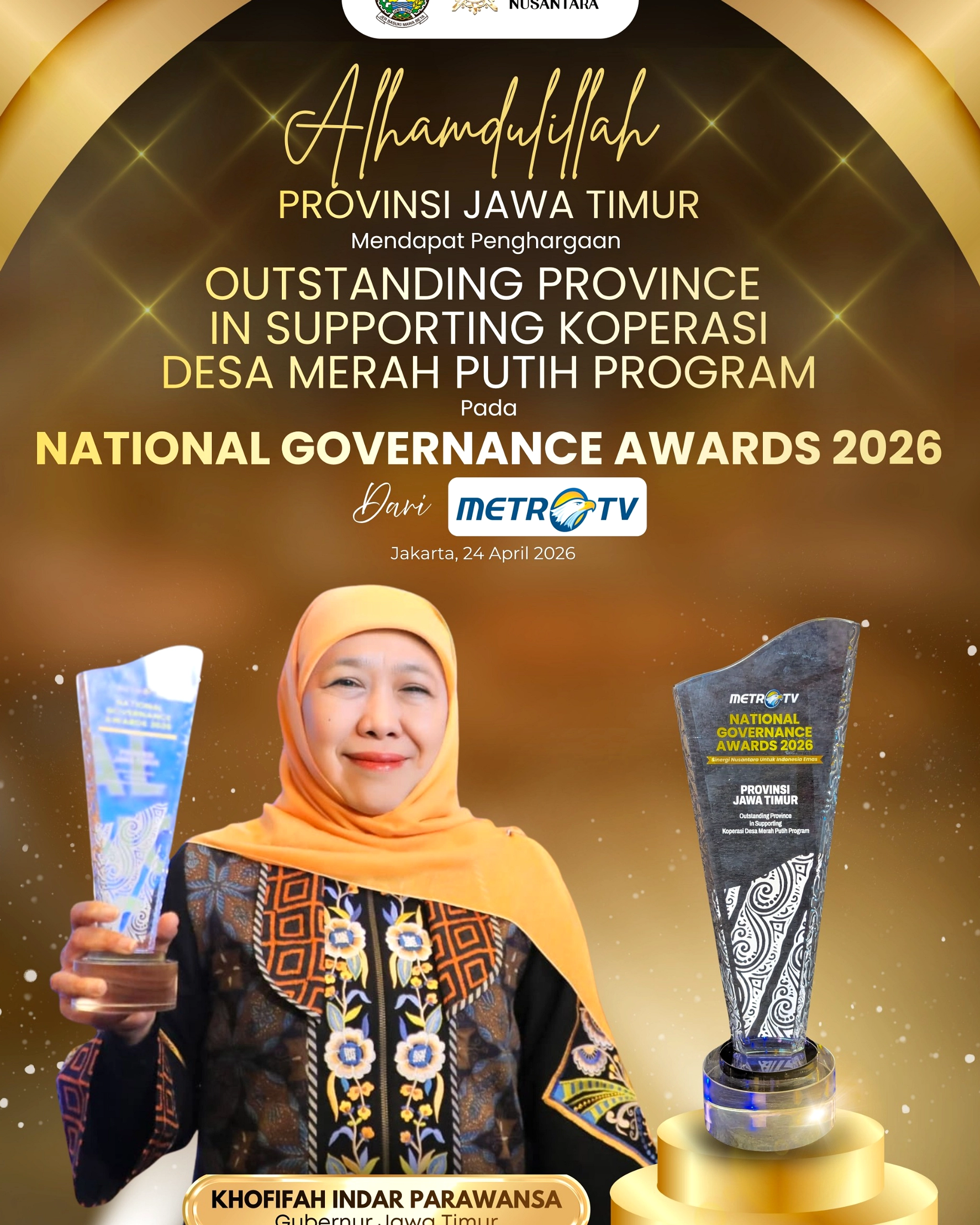 Koperasi Awards 2026 Apresiasi Tokoh dan Penggerak Ekonomi Rakyat