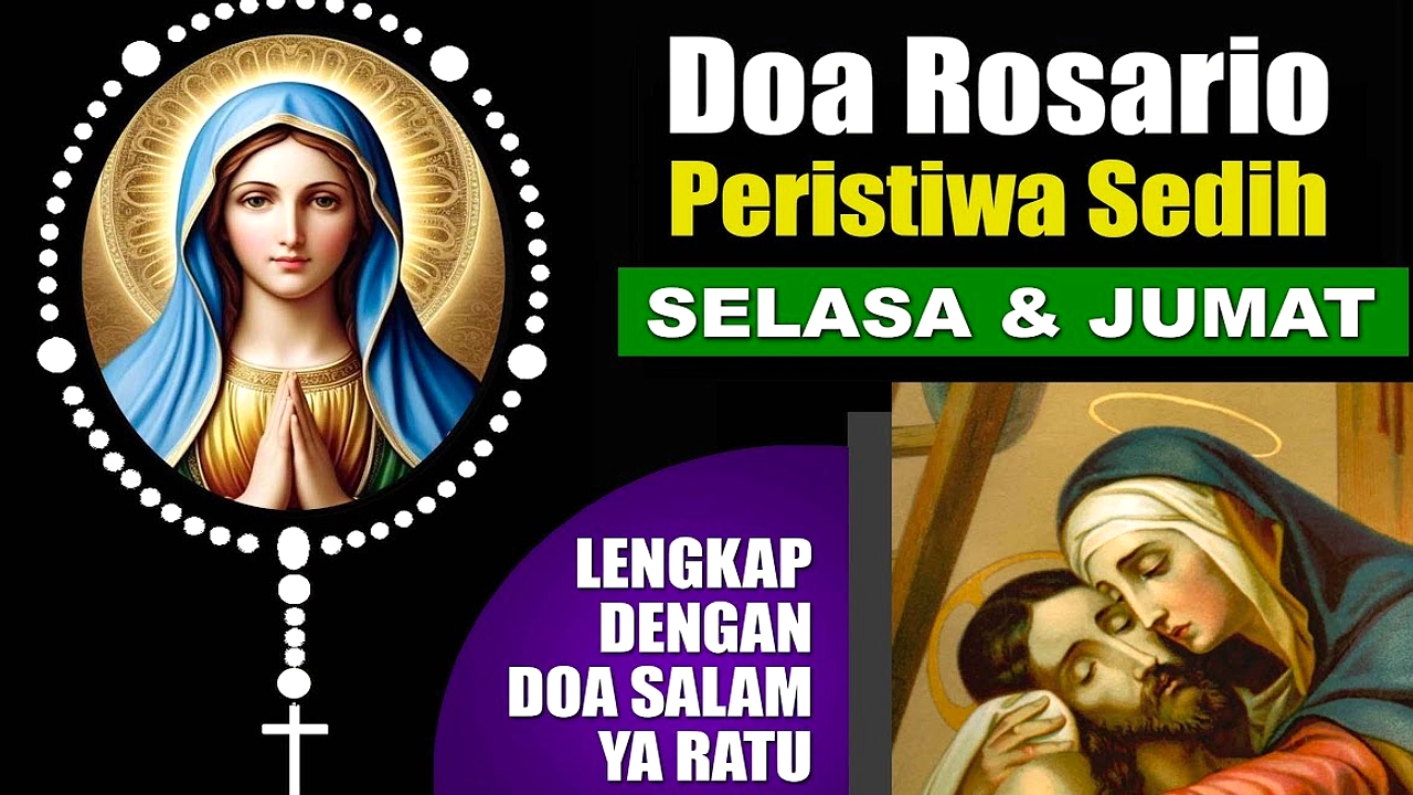 Kumpulan Doa Rosario Hari Selasa 26 Mei 2026: Peristiwa Sedih