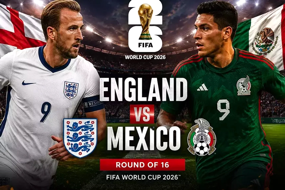 Laga Meksiko vs Inggris Ditunda Akibat Petir