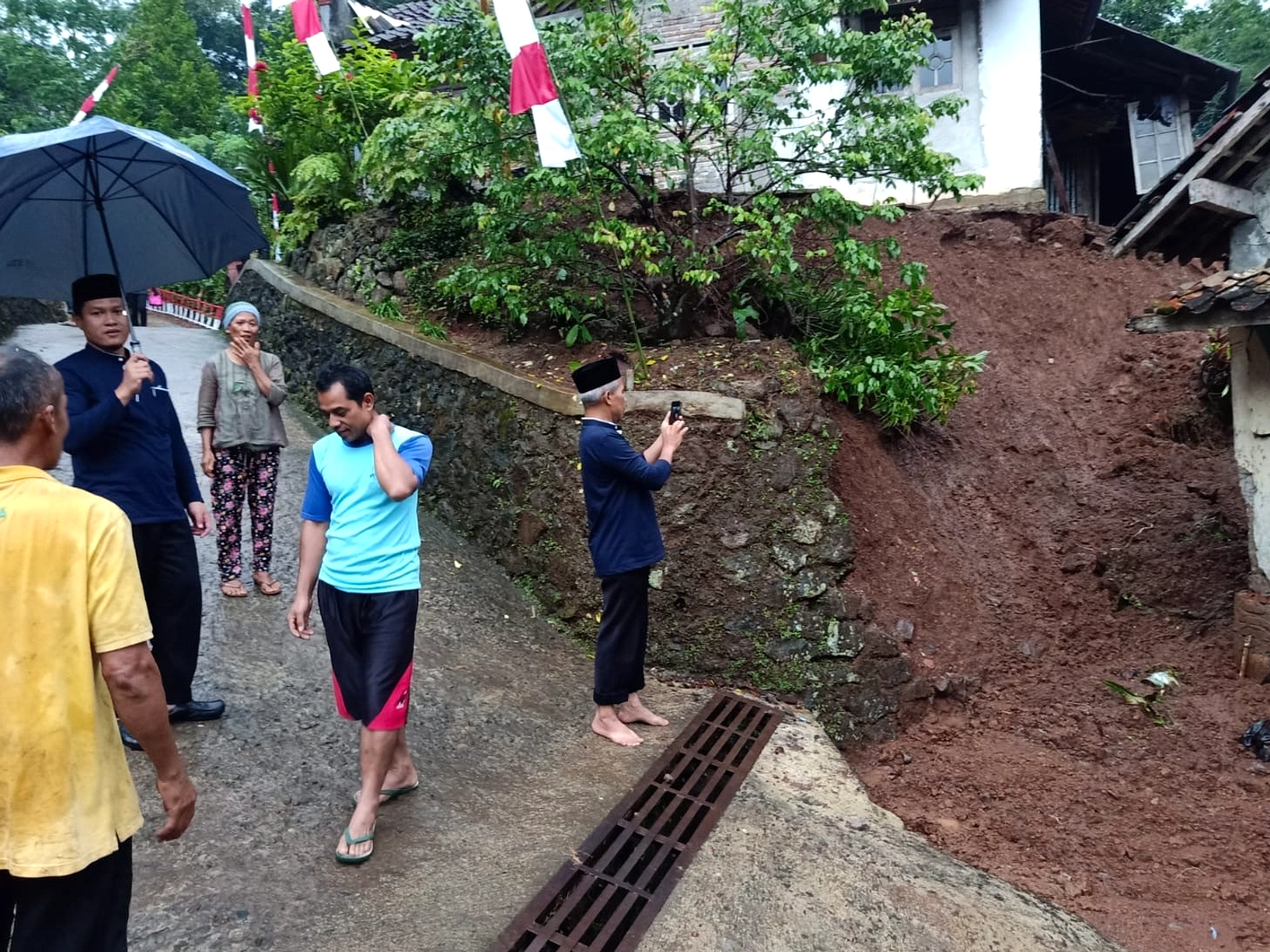 Landslide di Blora Hancurkan Empat Rumah di RT 02