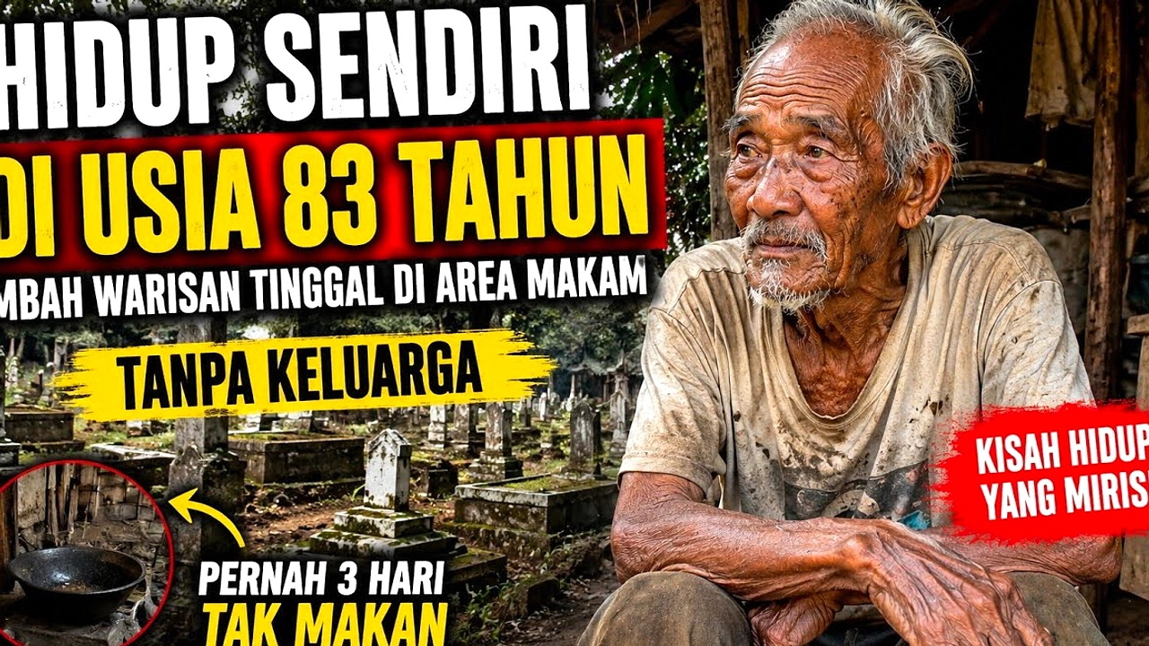 Lansia Miskin Sumengko, Hidup Sendiri di Gubuk Sederhana