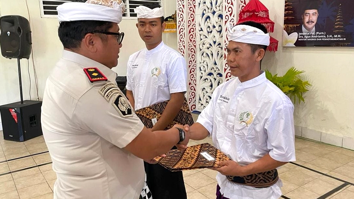 Lapas Tabanan Berikan Remisi Nyepi 84 Napi, 15-60 Hari