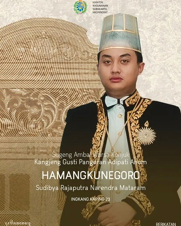 LDA Daftarkan Nama Paku Buwono XIV ke HAKI