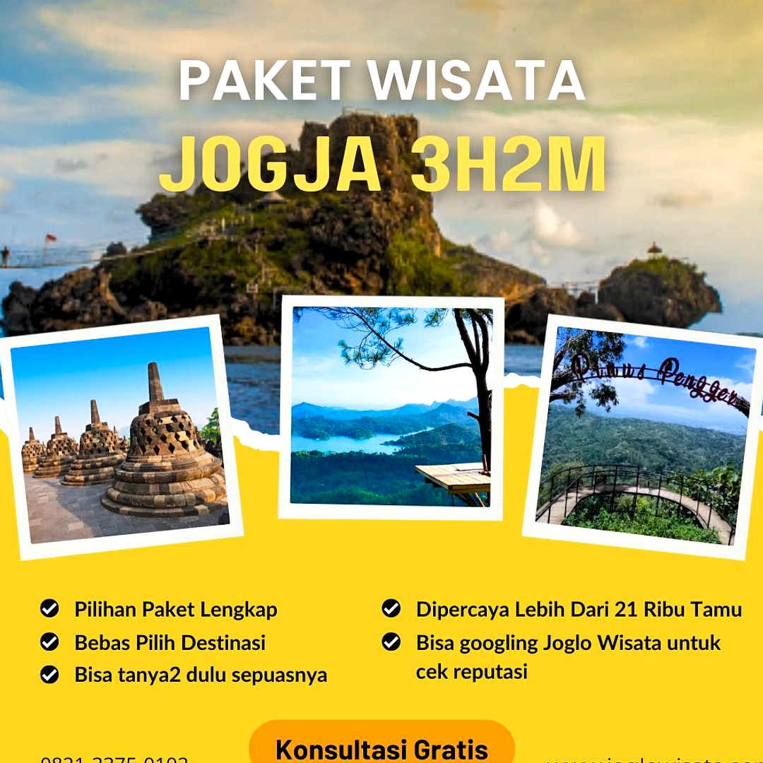 Liburan Yogyakarta Sejuta Rupiah, Begini Caranya