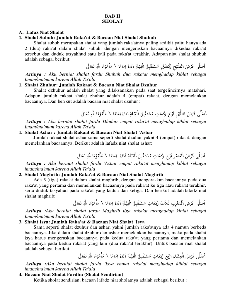 Lima Waktu Salat: 2-4 Rakaat, Asal Usul Nabi & Makna