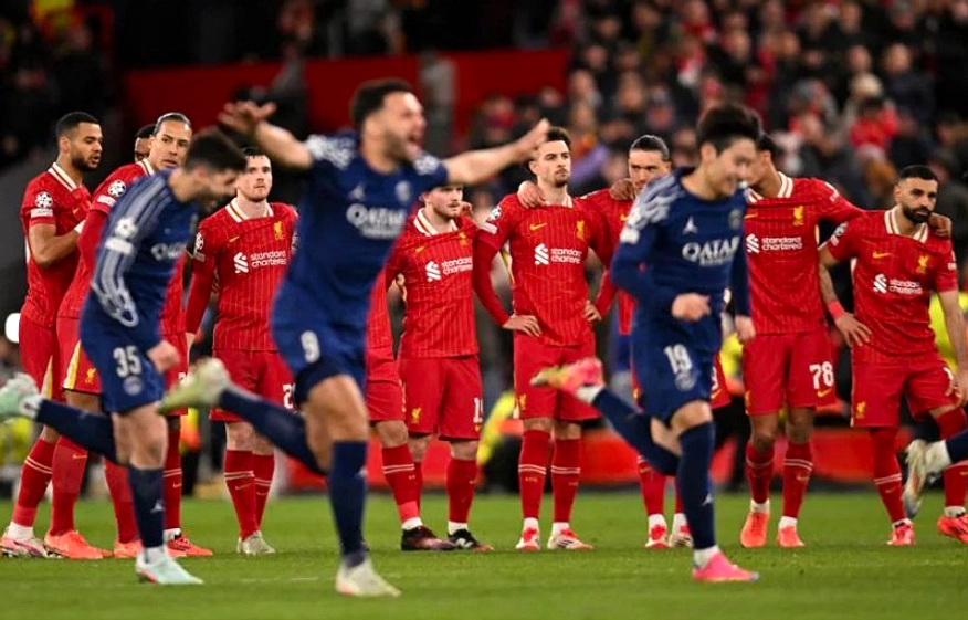 Liverpool Kalah 0-2 Tapi Menang 3-2 atas PSG di Anfield