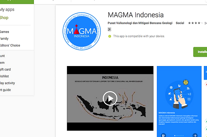 MAGMA Indonesia Versi Baru, Pantau Risiko Bencana dari Genggaman