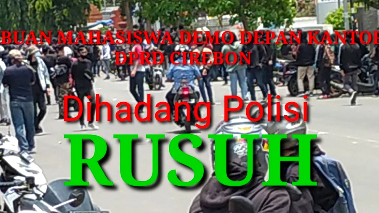 Mahasiswa Cirebon Banjir Demanasi DPRD soal MBG dan BBM