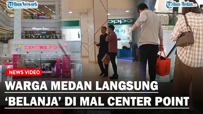 Mal Center Point Medan Penuh Liburan Lebaran, Pengunjung Naik