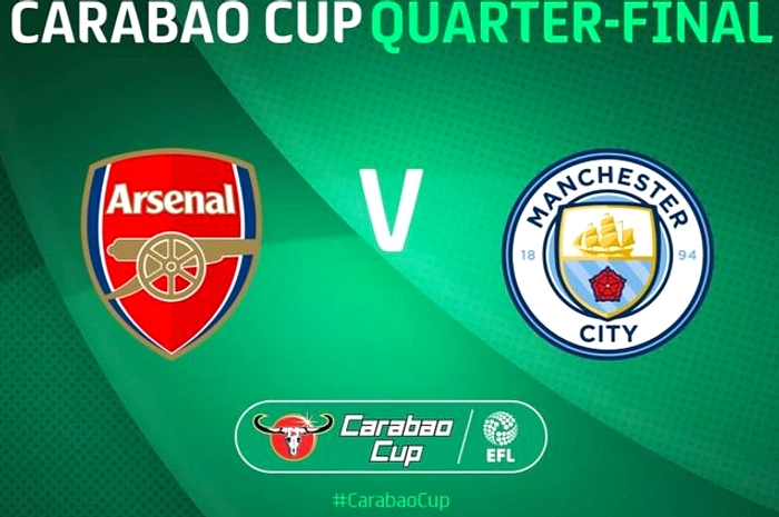 Manchester City Menang Final Piala Liga 2-0 atas Arsenal