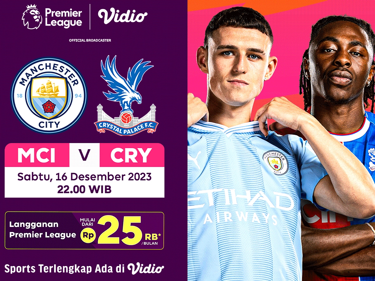 Manchester City vs Palace: Pertandingan Dini Hari Tekanan