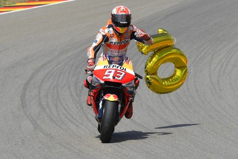 Marquez Viking Rayakan Kemenangan di Sachsenring