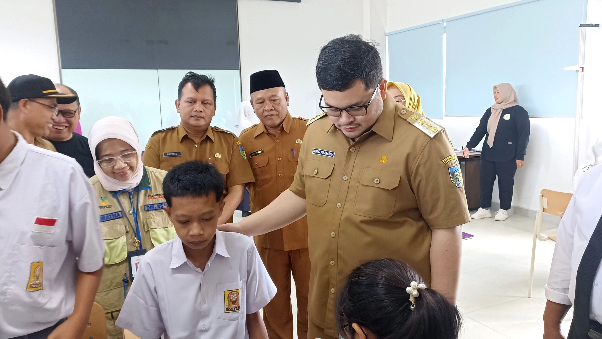 Mas Dhito Pantau MPLS di Sekolah Rakyat Kediri