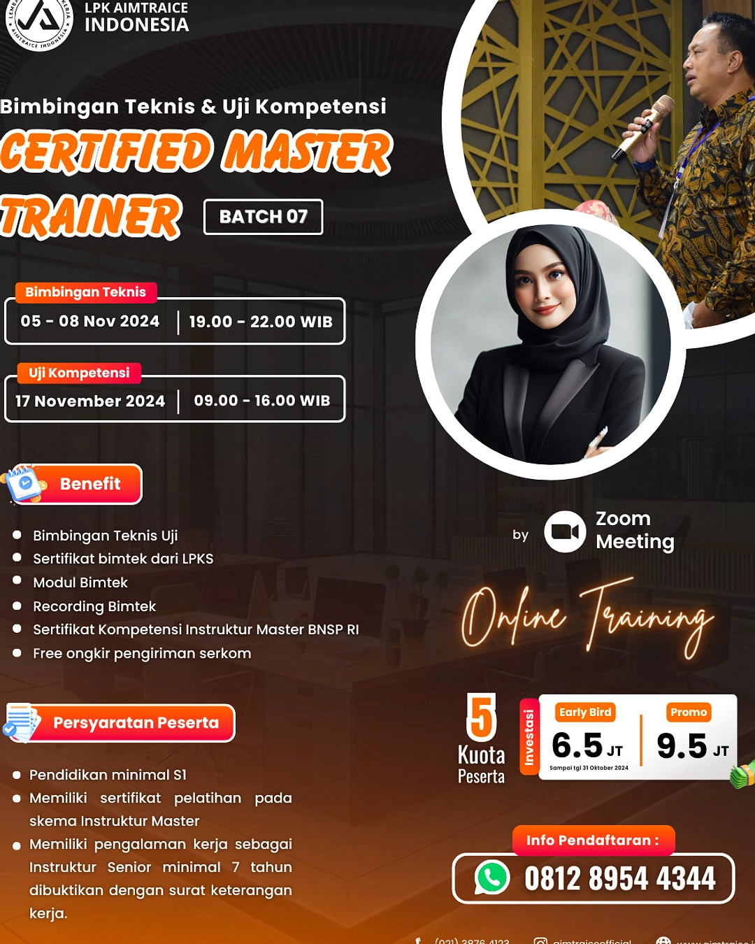 Master Trainer BNSP: Pelatihan Intensif Online 25-26 April