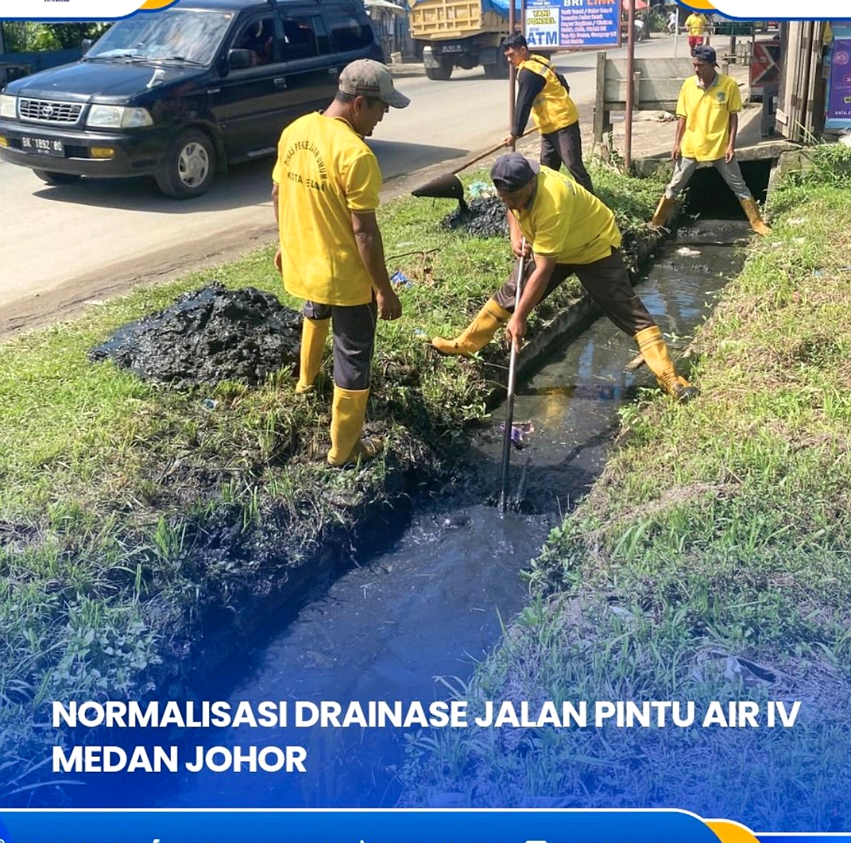 Medan Normalisasi Drainase 21,46 km pada Triwulan I 2026