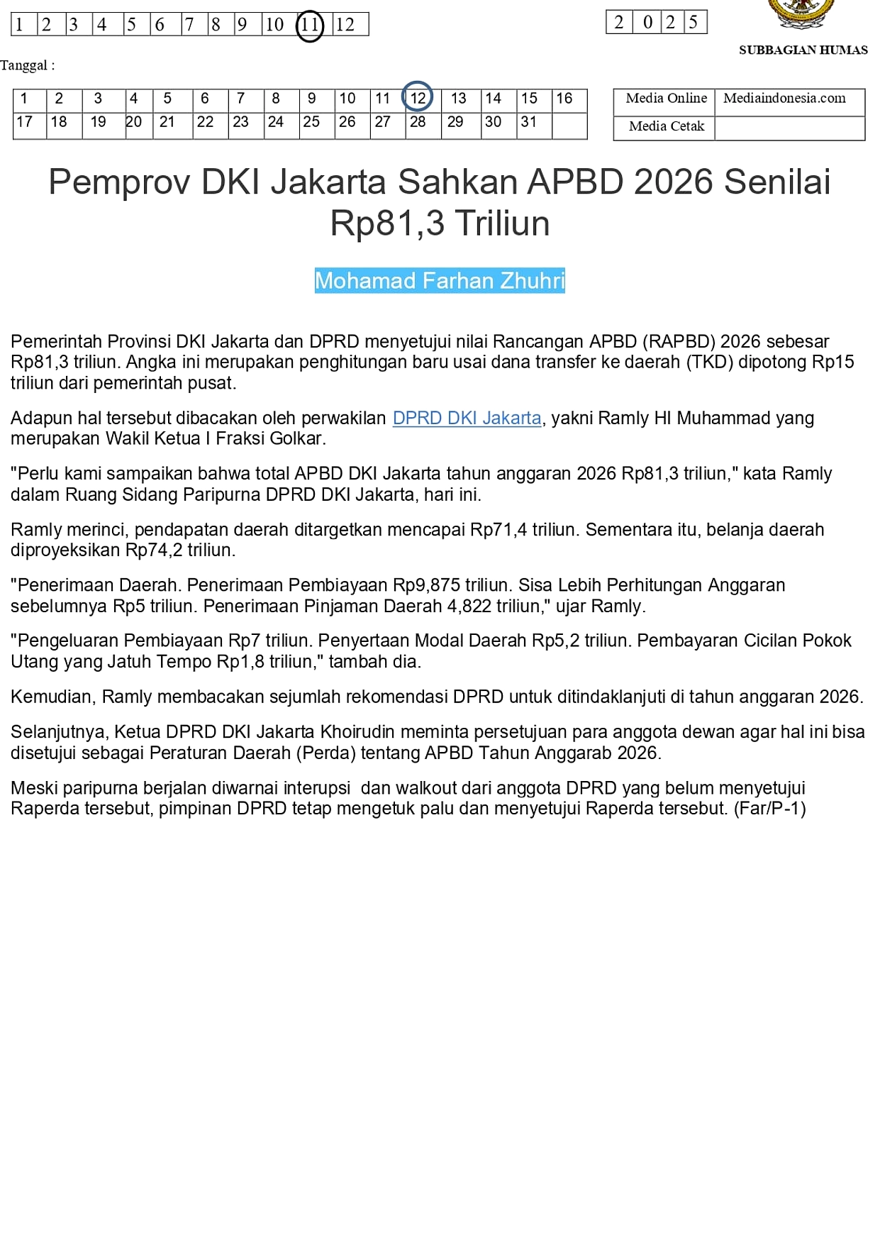 Menkeu Purbaya Pertanyakan Obligasi Rp3,5 Triliun DKI
