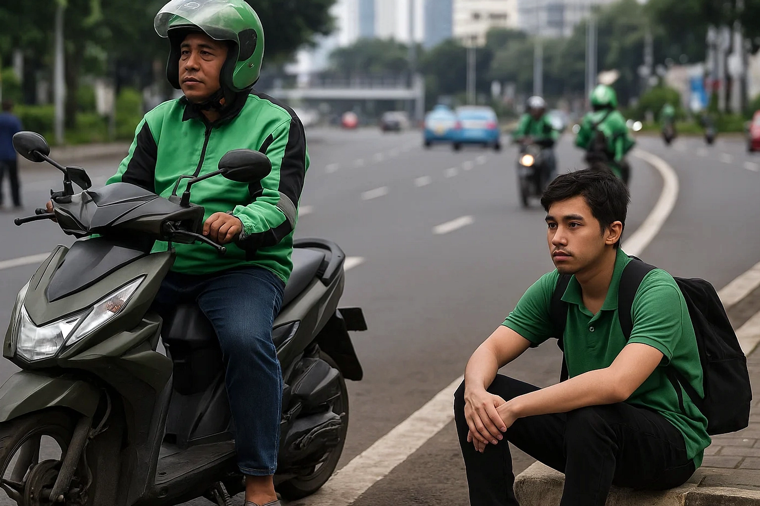 Menteri UMKM Bantah Pendapatan Ojol Turun