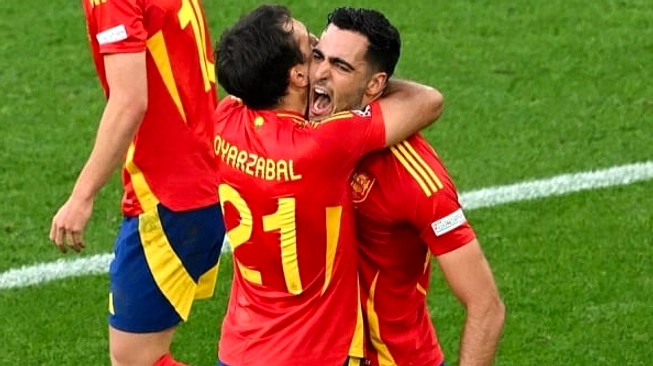 Merino Pahlawan Dadakan, Spanyol ke Semifinal