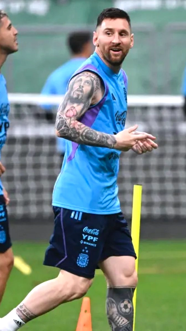 Messi Absen Latihan Jelang Argentina Vs Inggris