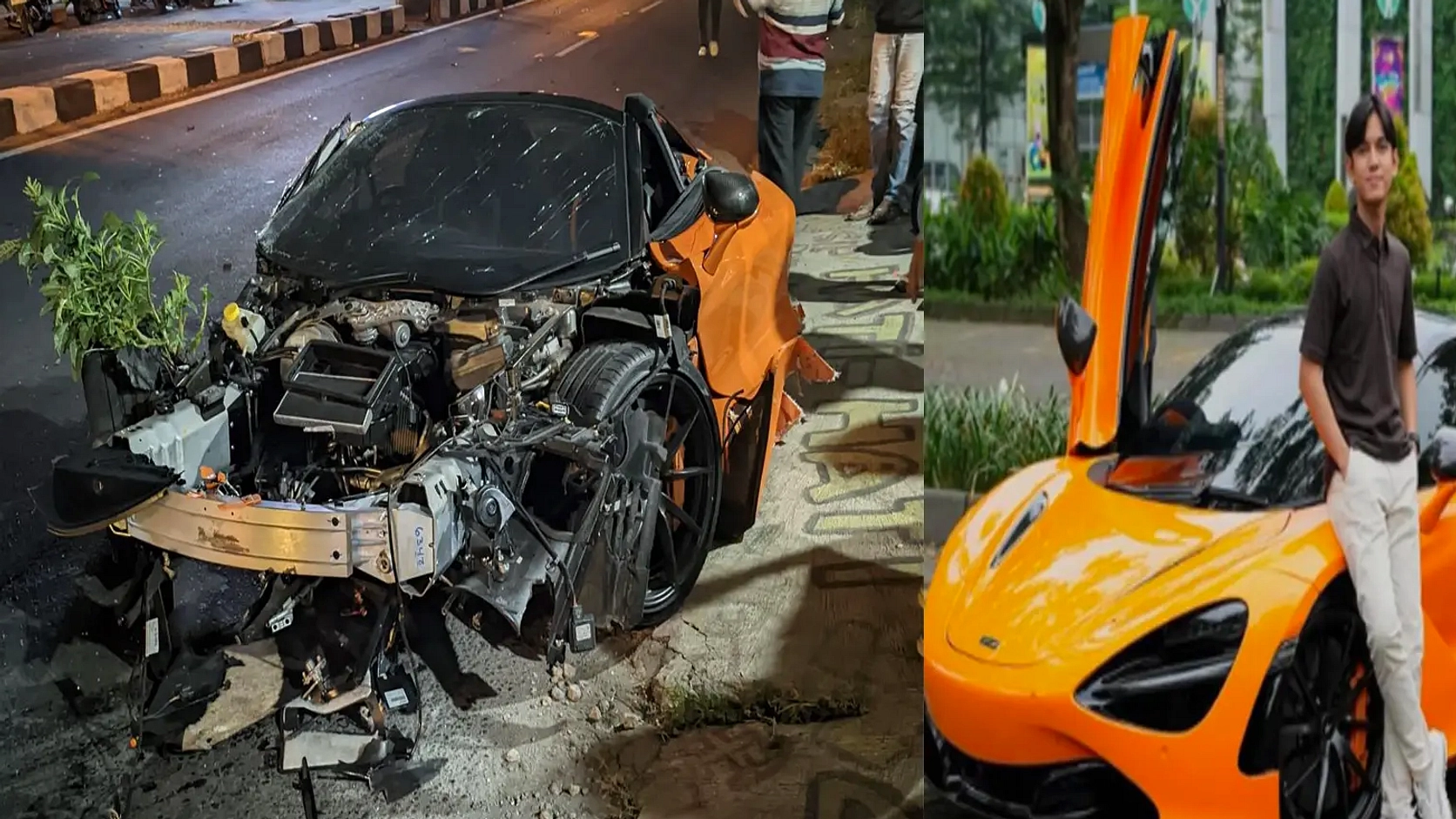Mobil McLaren Andra ST Hancur, YouTuber 21 Tahun Selamat