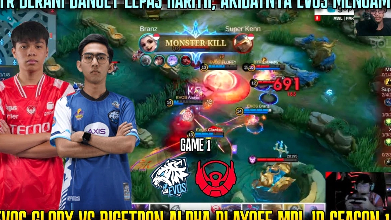 MPL ID S17: Evos vs Bigetron, Dewa United vs Geek Fam
