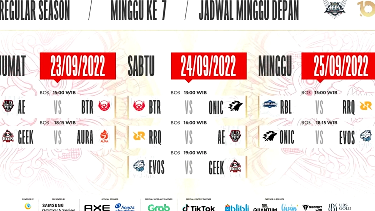 MPL ID S17 Week 7: 6 Peringkat Teratas ke Playoff Sengit