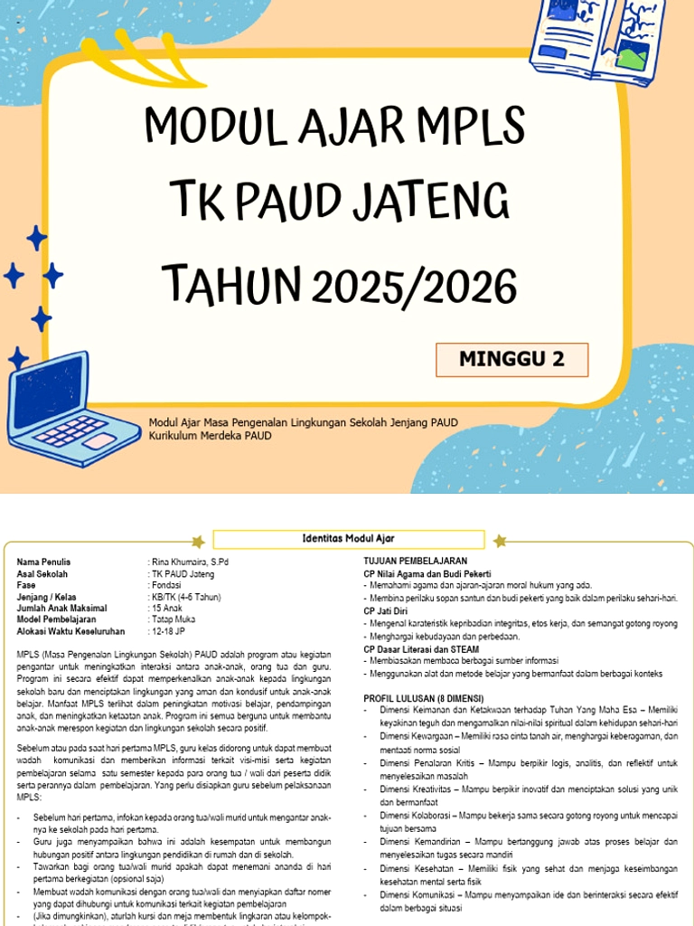 MPLS 2026: Asesmen Baru Siswa, Durasi 90 Menit