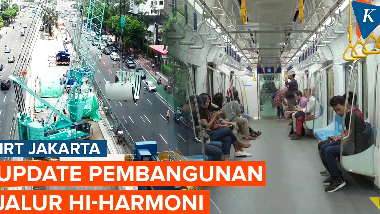 MRT Jakarta Fase 2A 59% Sukses, Target Sambung Monas 2027