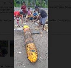 Nelayan Temukan Benda Rawan Rudal di Takalar Sulawesi
