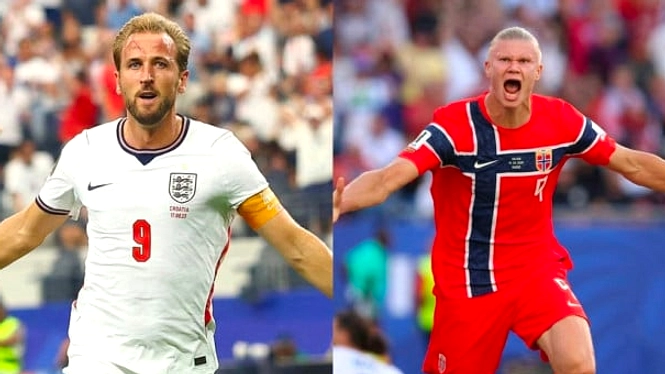 Norwegia vs Inggris Imbang 1-1 di Babak Pertama