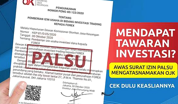 OJK Denda Tiga Emiten Rp 2,1 Triliun