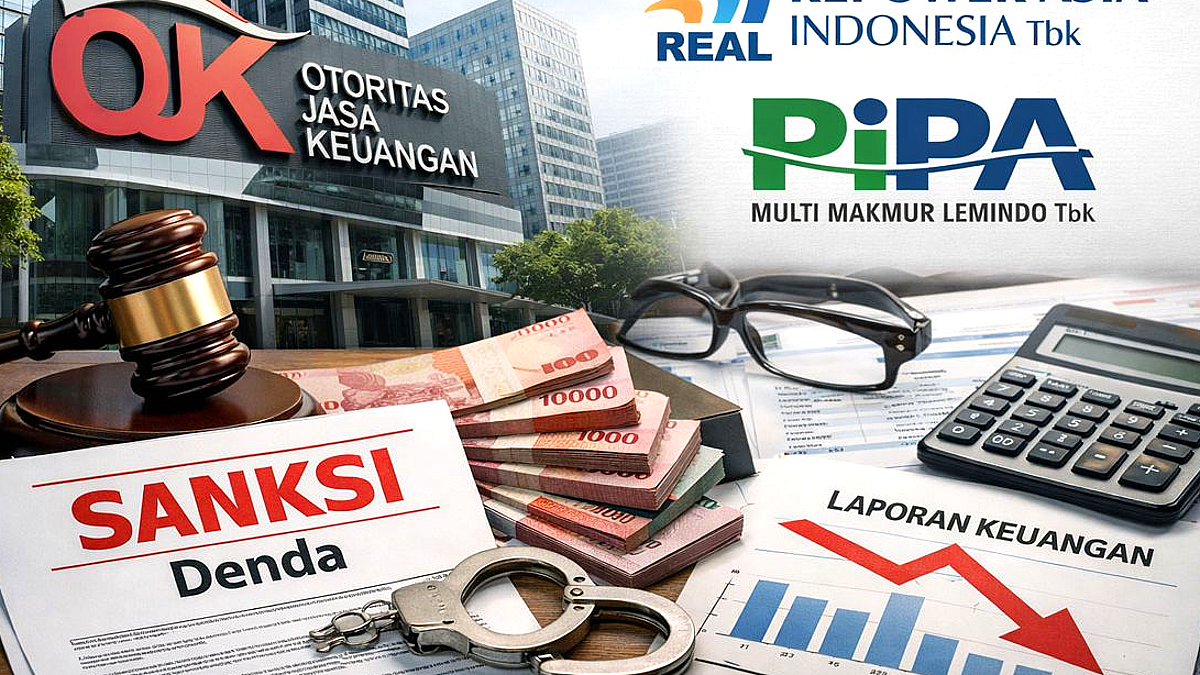 OJK Jatuhkan Denda Rp2,23 Triliun ke 166 Pihak di Pasar Modal