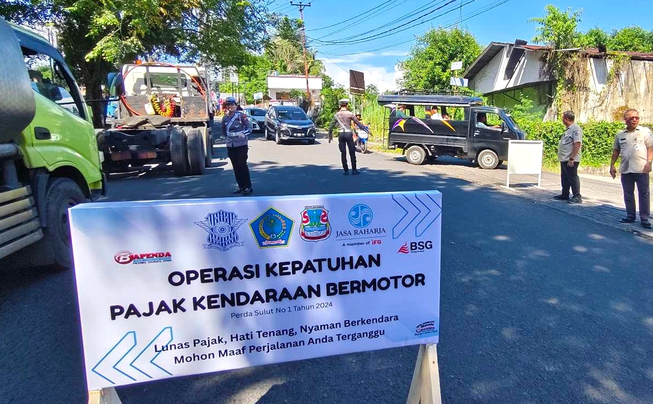 Operasi Gabungan: Kurangi Tunggakan Pajak Kendaraan Surabaya