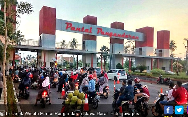 Pangandaran Rekor 256.620 Wisatawan, Rp 4,8 Miliar Pendapatan