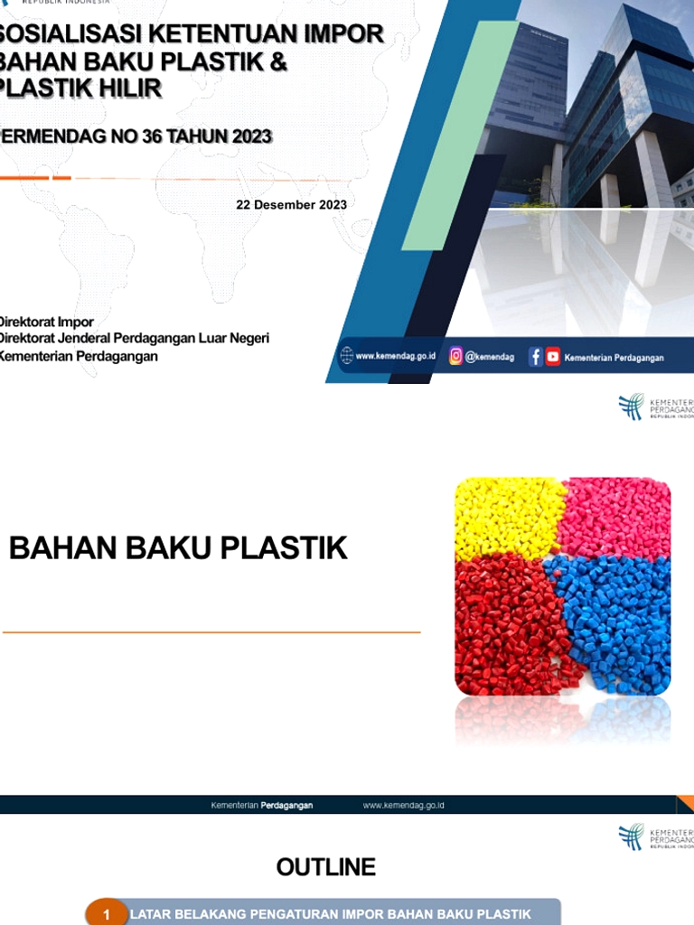 Pasokan Bahan Baku Plastik dari Amerika Mulai Masuk ke Indonesia