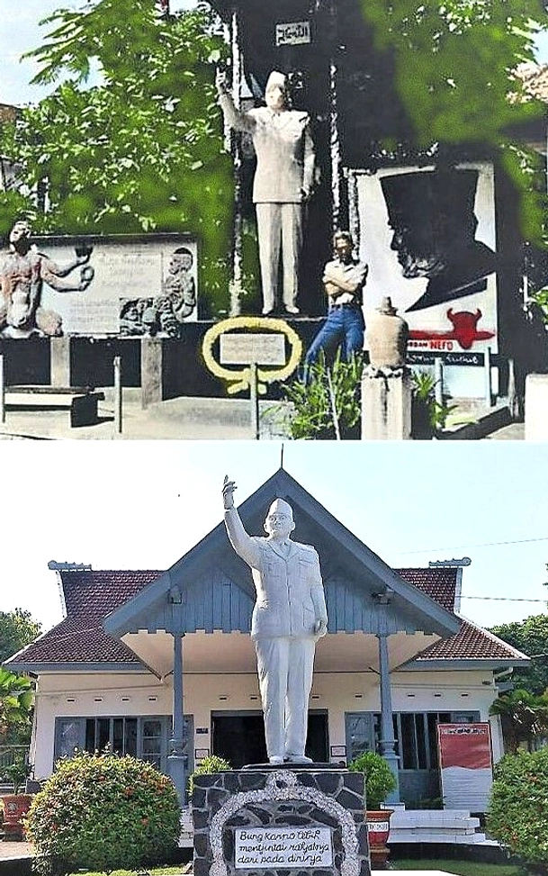 Patung Bung Karno di Istana Gebang Resmikan di Blitar