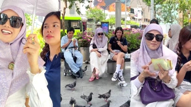 Patung Merlion dan Moai Gratis di Cikarang Menarik Wisatawan